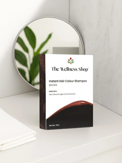 The wellness shop Instant Brown Hair Colouring Shampoo + Conditioner